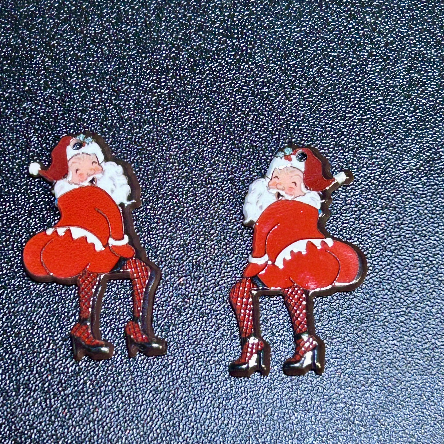 Crazy Christmas Earring Acrylic