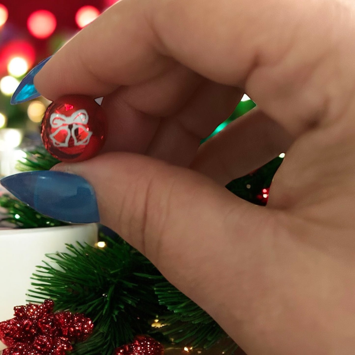 20 Pcs 16mm Christmas Pen Beads – Festive Beadable Pen Accessories for DIY Crafts