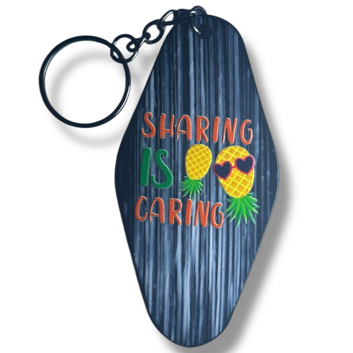 Upside Down Pineapple Swinger Cute Keychain - One of a Kind