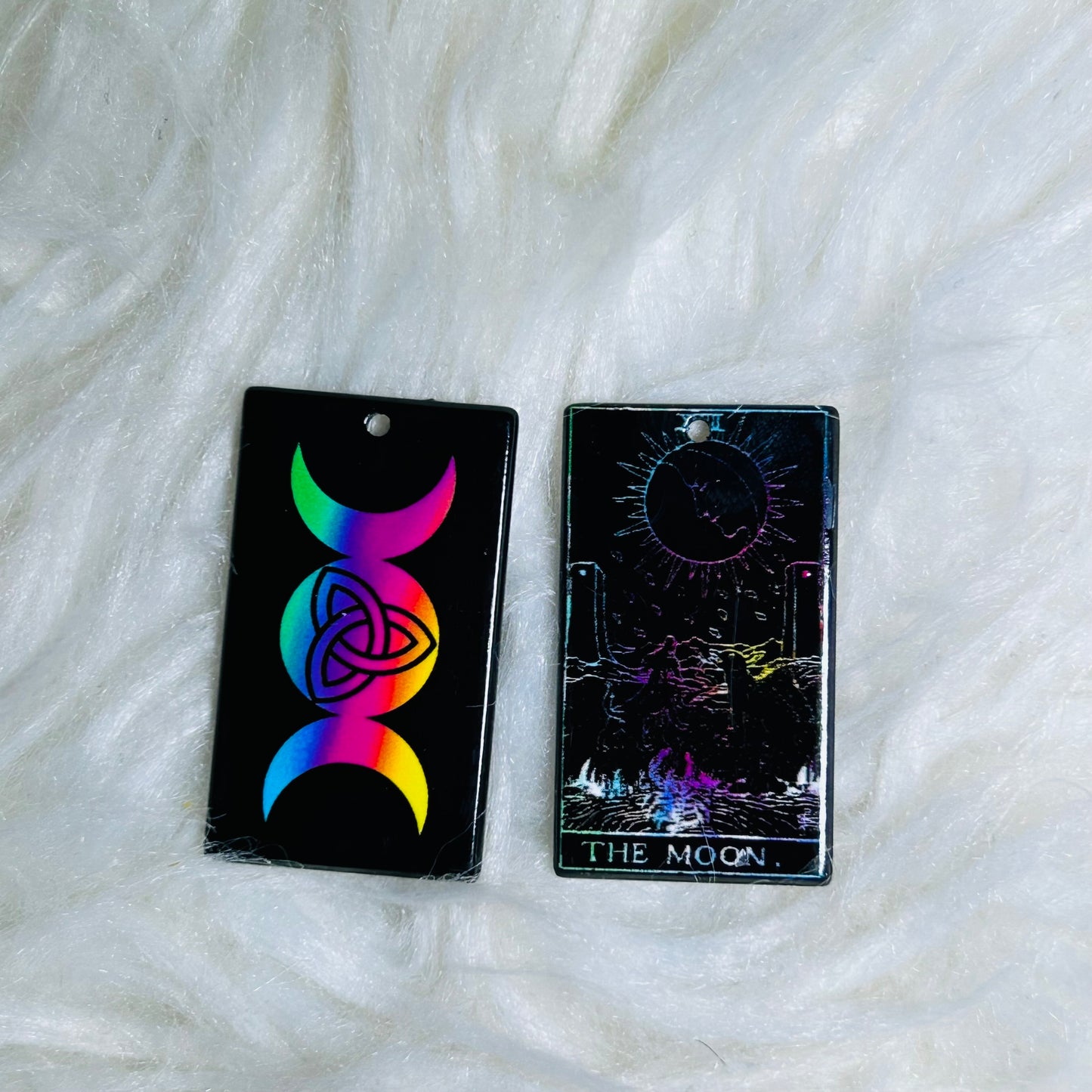 Colorful Tarot Earring Acrylics (with hole) *NEW*