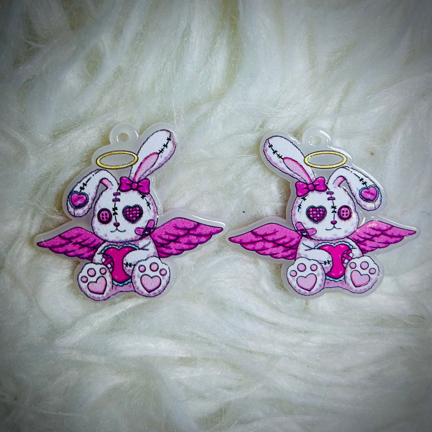 Goth Stuffed Animals Acrylics For Earrings (with hole) *NEW*
