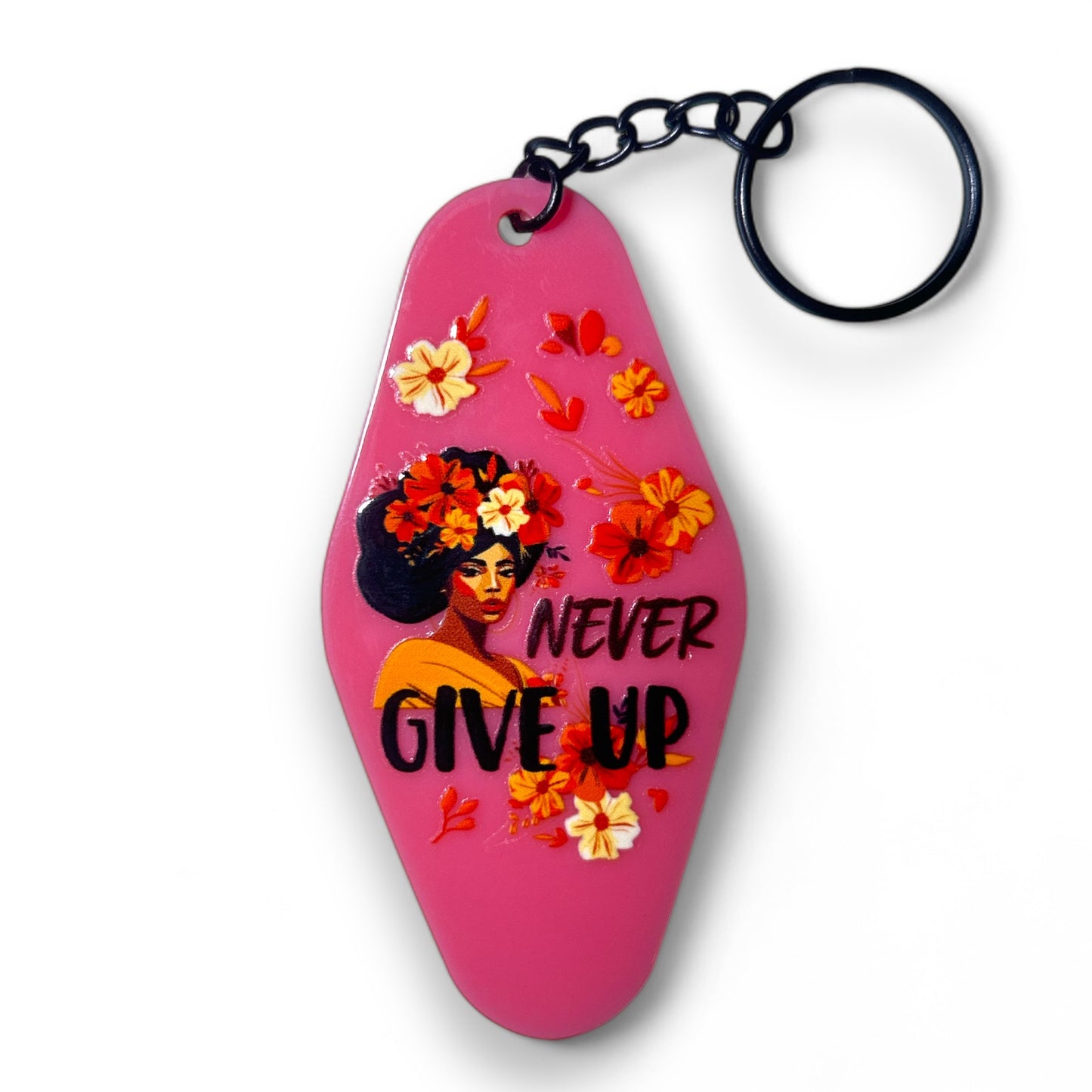 Black Girl Magic Beautiful Girls Inspirational Motivational Mental Health Matters Keychains