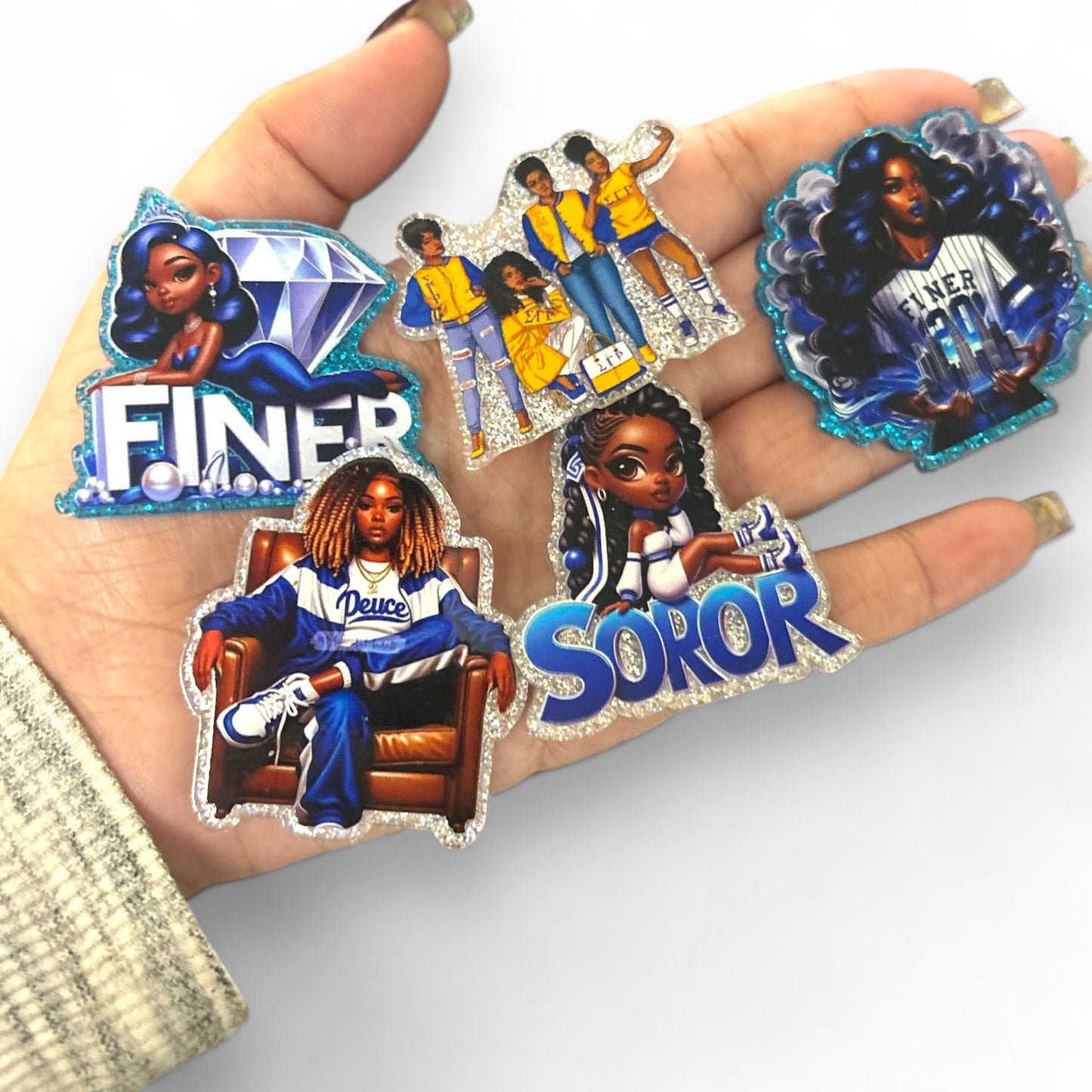 One Sided Badge Reel Planar Acrylics (Badge Reel Not Included)