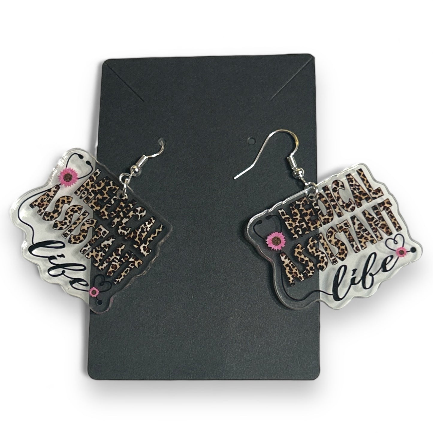 Cute Colorful Nurse Medical Earrings