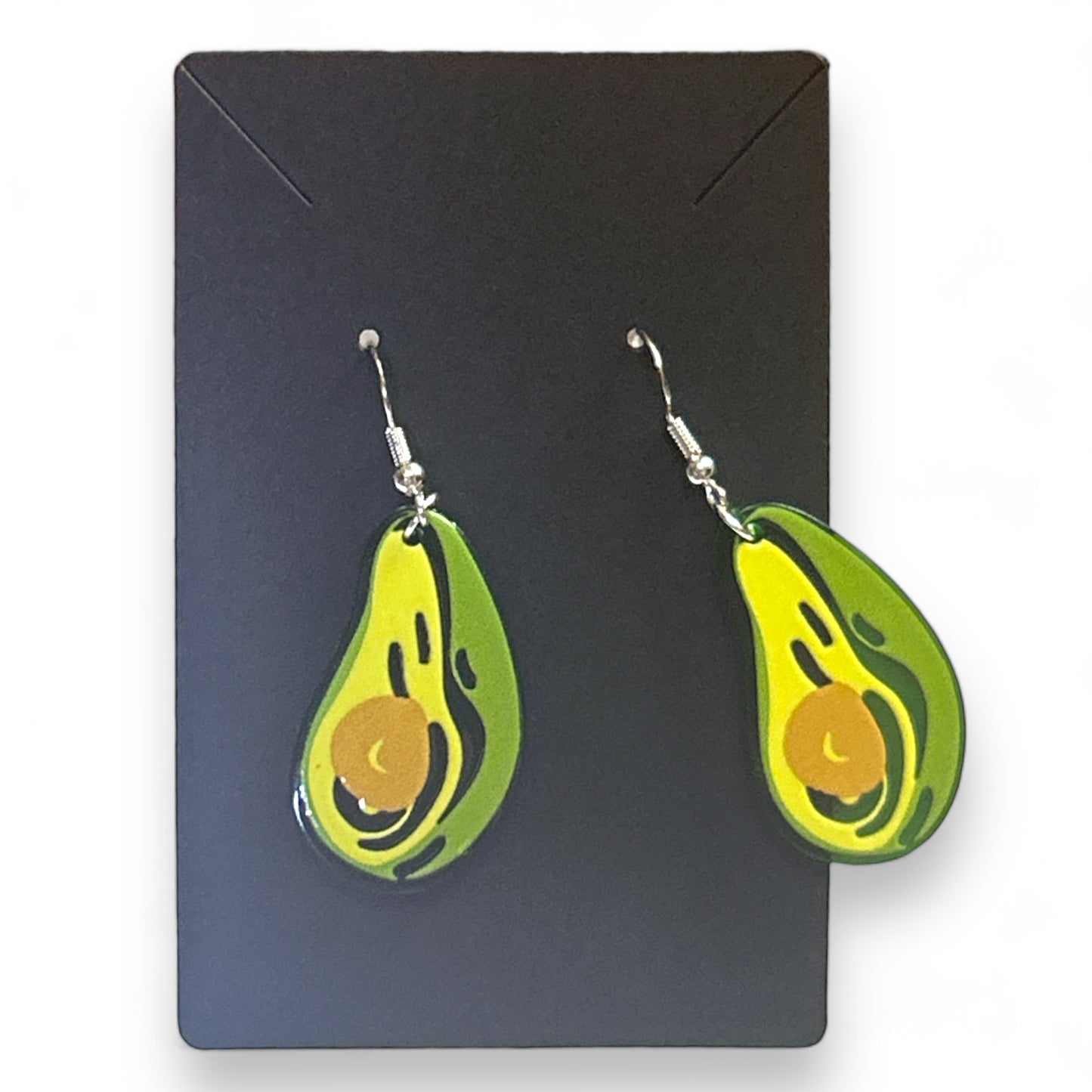 Cute Scribble Drawn Summer Dangle Acrylic Earrings Flowers Fruit Hearts Pride Summer Spring