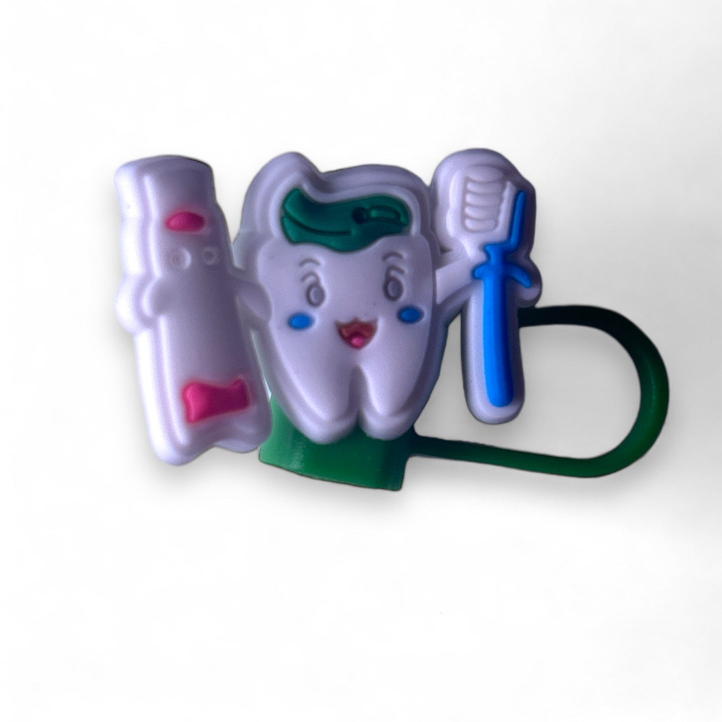 Medical Dental Sturdy Reusable Straw Topper for Drinkware, Tumblers, Cup, bottles