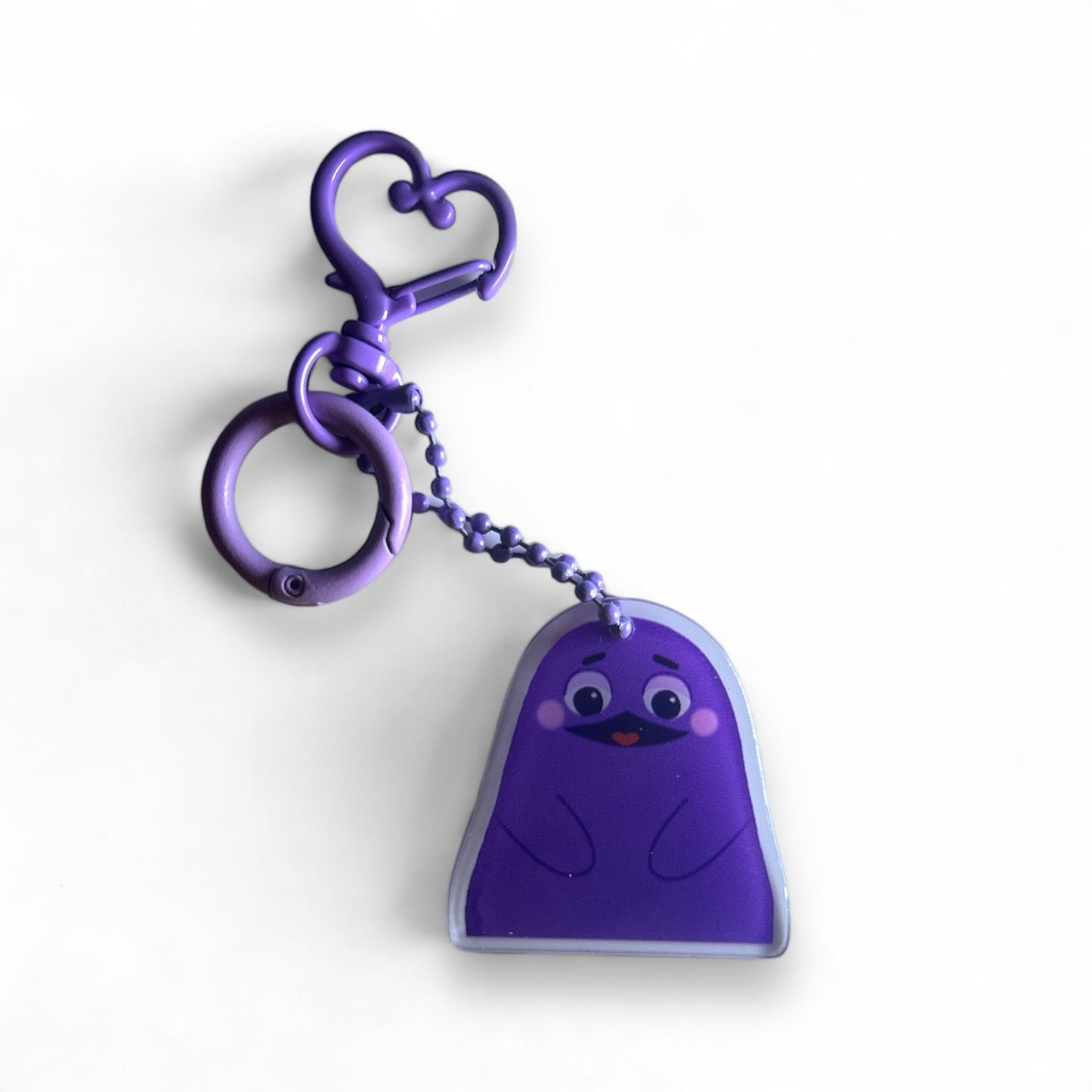 One Of A Kind Kawaii Japanese Anime Acrylic Keychains with Color Coordinated Clip and Keyring, Unique Design and Handcrafted