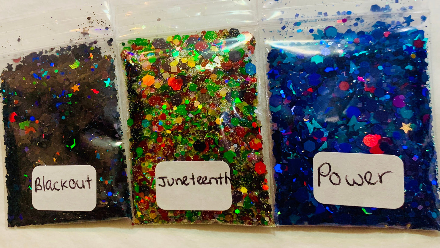 π Black Lives Matter BLM Glitter | Multipurpose Glitter Mix for Nails, Crafts & Resin π