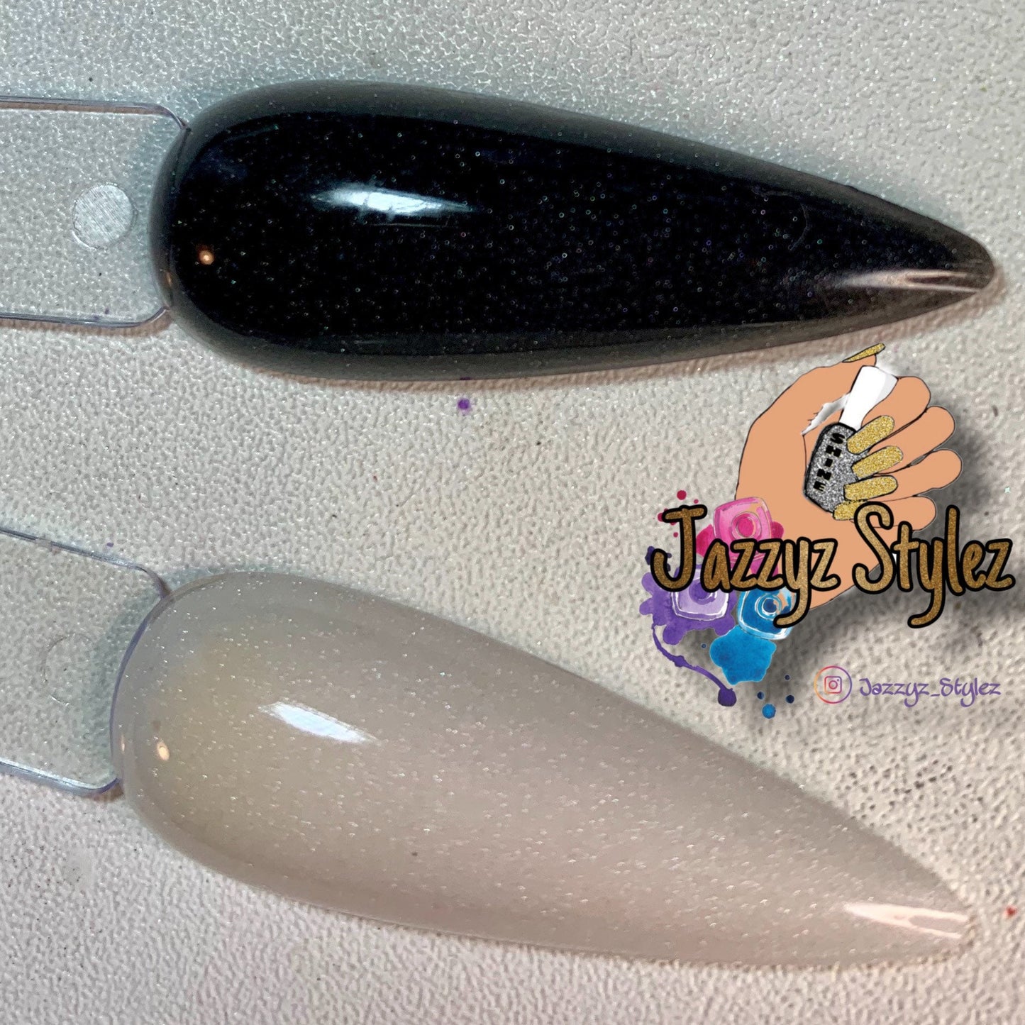 Gothic & Pearl - Yin/ Yang Acrylic Set