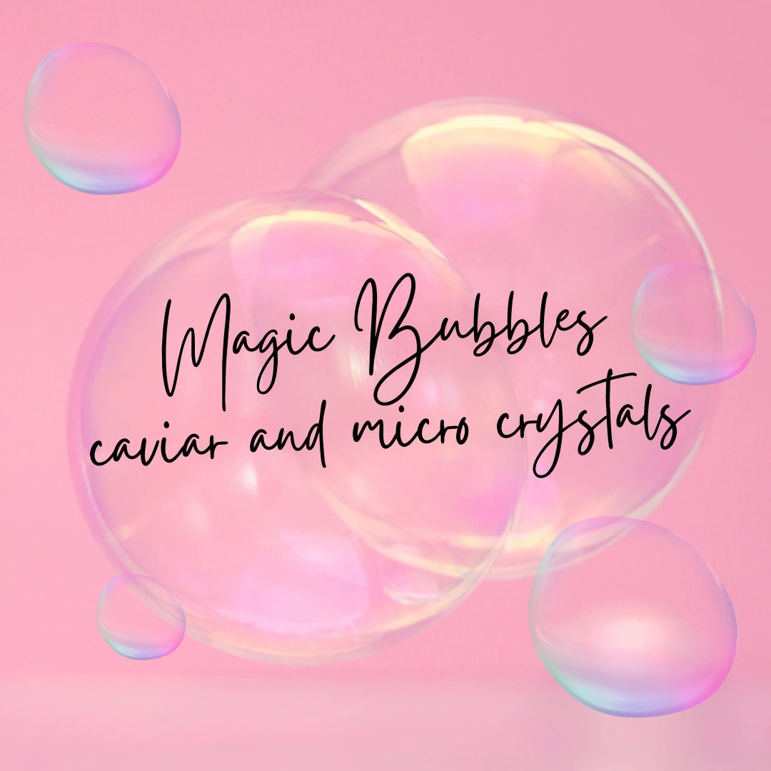 Magic Bubbles - Caviar Beads with Micro Crystals - BOGO