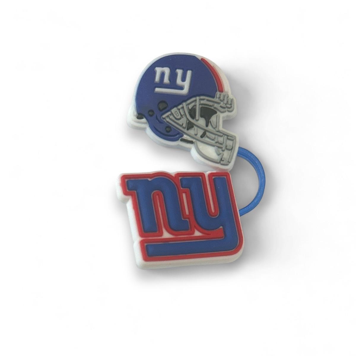 Football Sports Team Reusable Straw Topper for Drinkware & Water Bottles