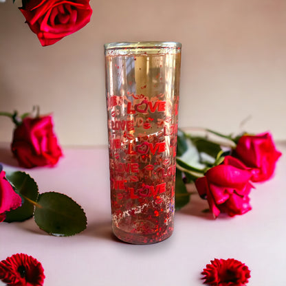 Glitter Snow Tumbler Cup ✨ Insulated Double Wall Cold Drink Cup | Holiday & Birthday Gift 🎁
