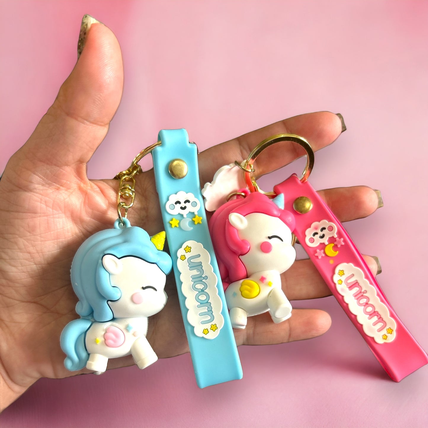 Cartoon Rubber Character Keychains Fun Fashion for Kids Teens Adults