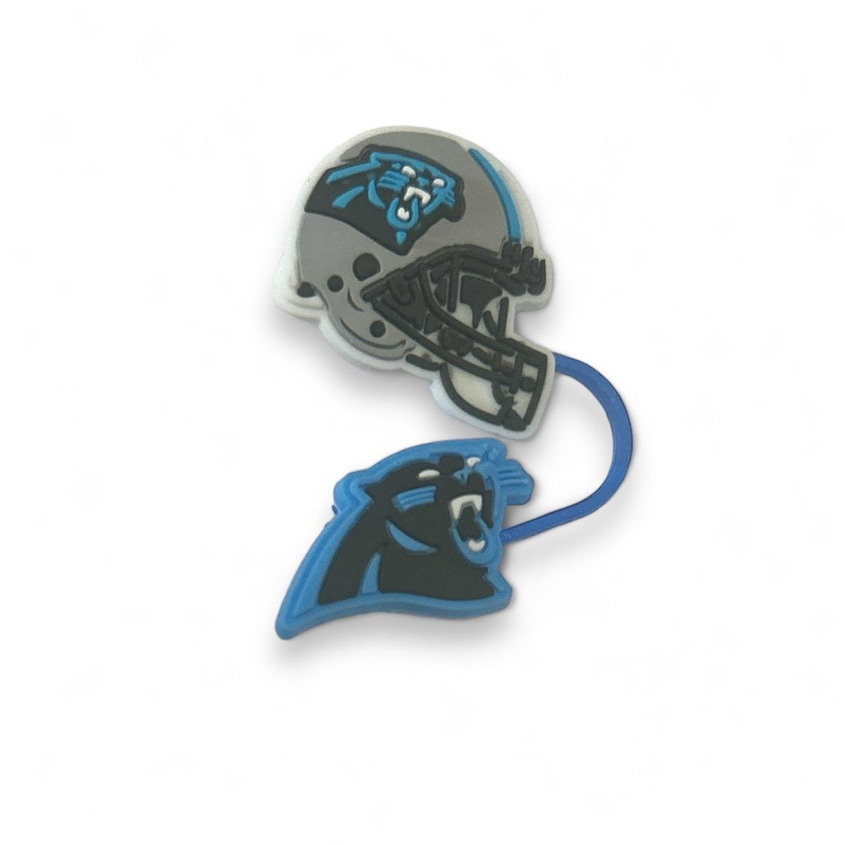 Football Sports Team Reusable Straw Topper for Drinkware & Water Bottles