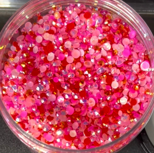 Shades of Pink Jelly Crystals