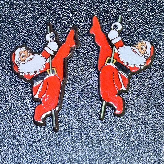 Crazy Christmas Earring Acrylic