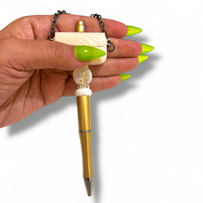 Handmade One Of A Kind Decorative Beaded Pens