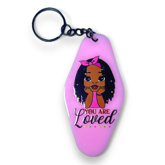 Black Girl Magic Beautiful Girls Inspirational Motivational Mental Health Matters Keychains