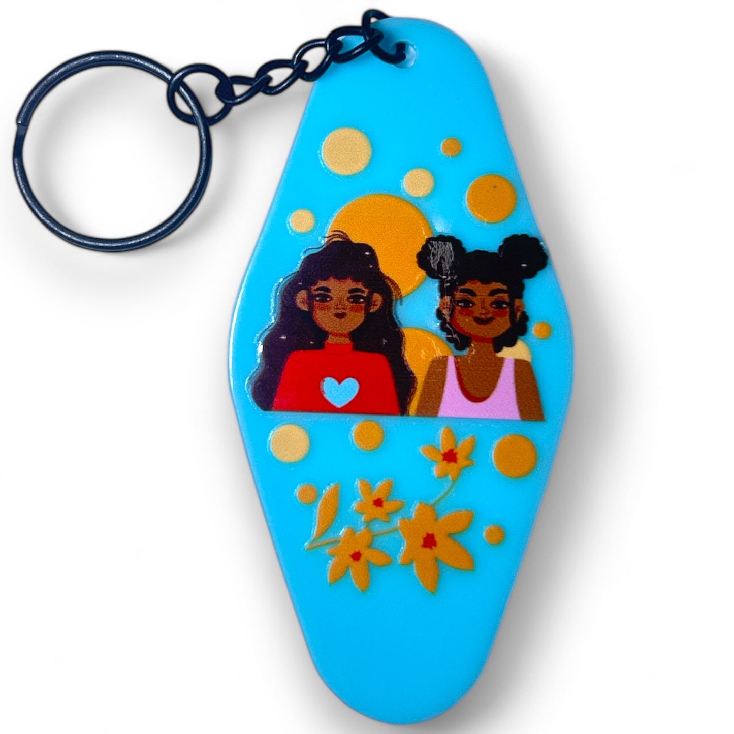 Black Girl Magic Beautiful Girls Inspirational Motivational Mental Health Matters Keychains