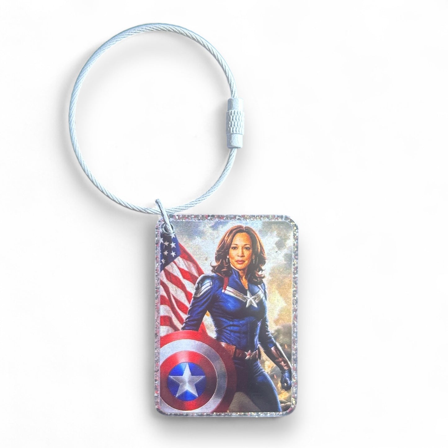 Kamala Harris Political Keychains - Harris Walz President 2024 Accessories