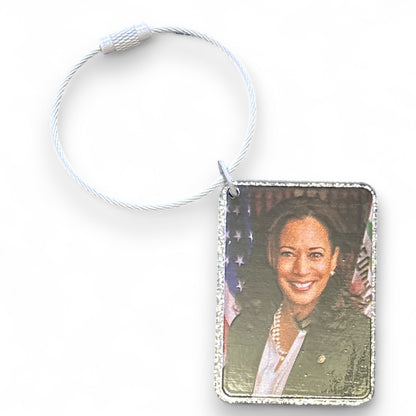 Kamala Harris Political Keychains - Harris Walz President 2024 Accessories
