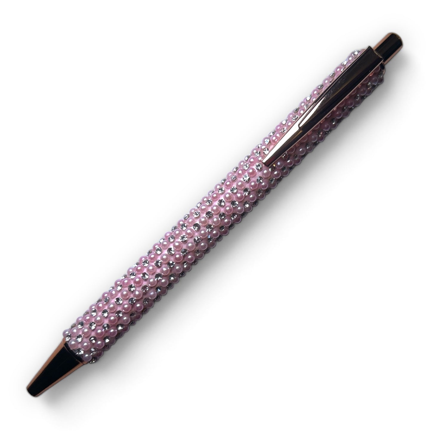 Beautiful Pastel Bling Ballpoint Pen With Hand-placed Rhinestones