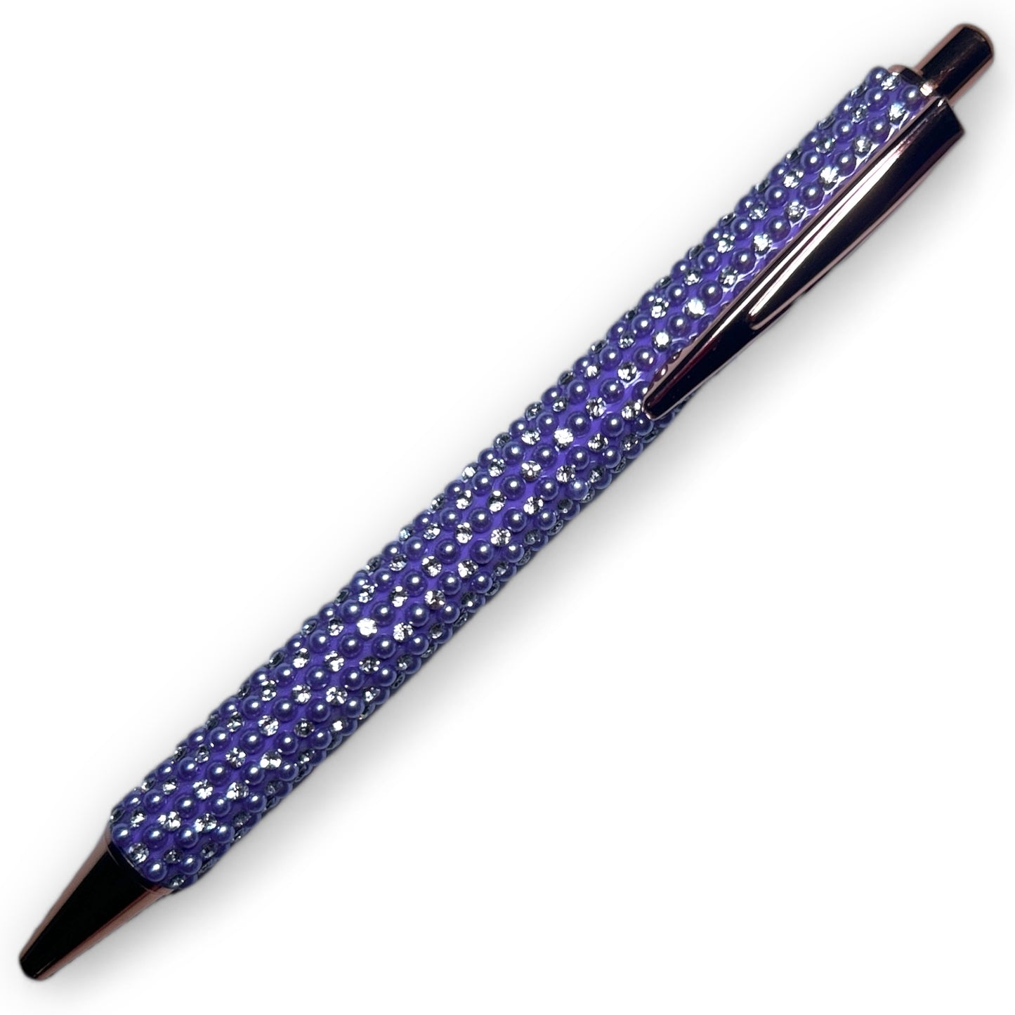 Beautiful Pastel Bling Ballpoint Pen With Hand-placed Rhinestones