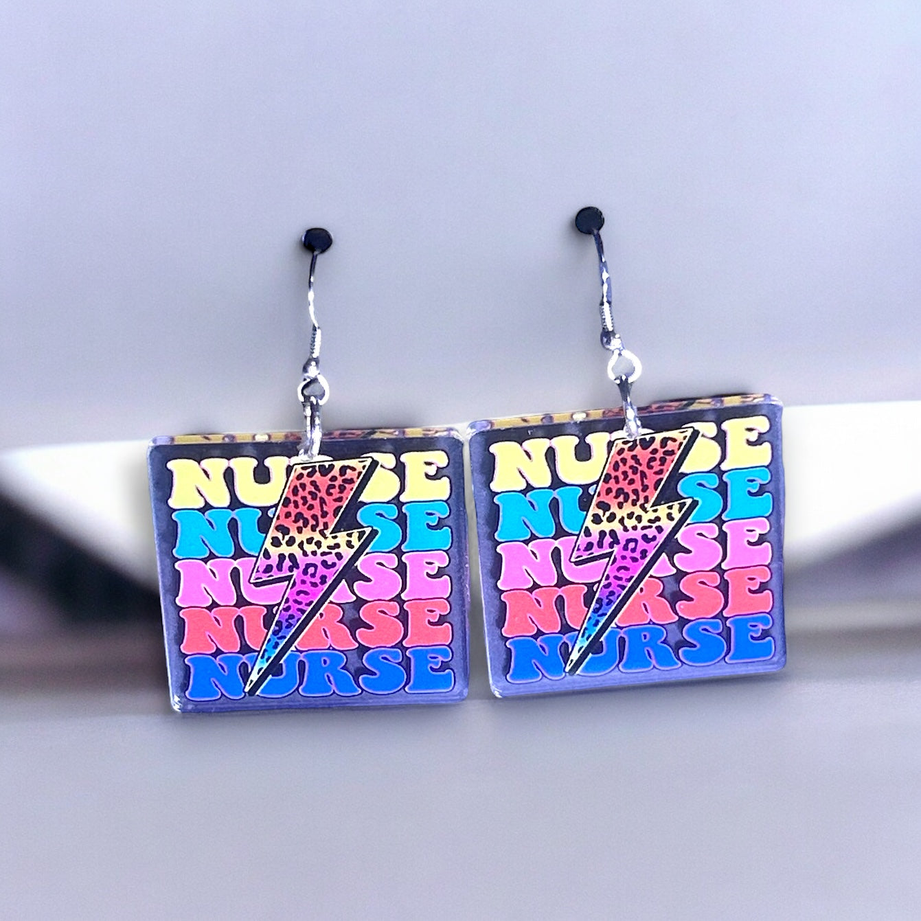 Cute Colorful Nurse Medical Earrings