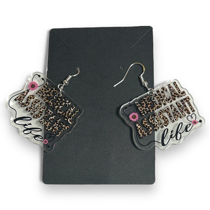 Cute Colorful Nurse Medical Earrings