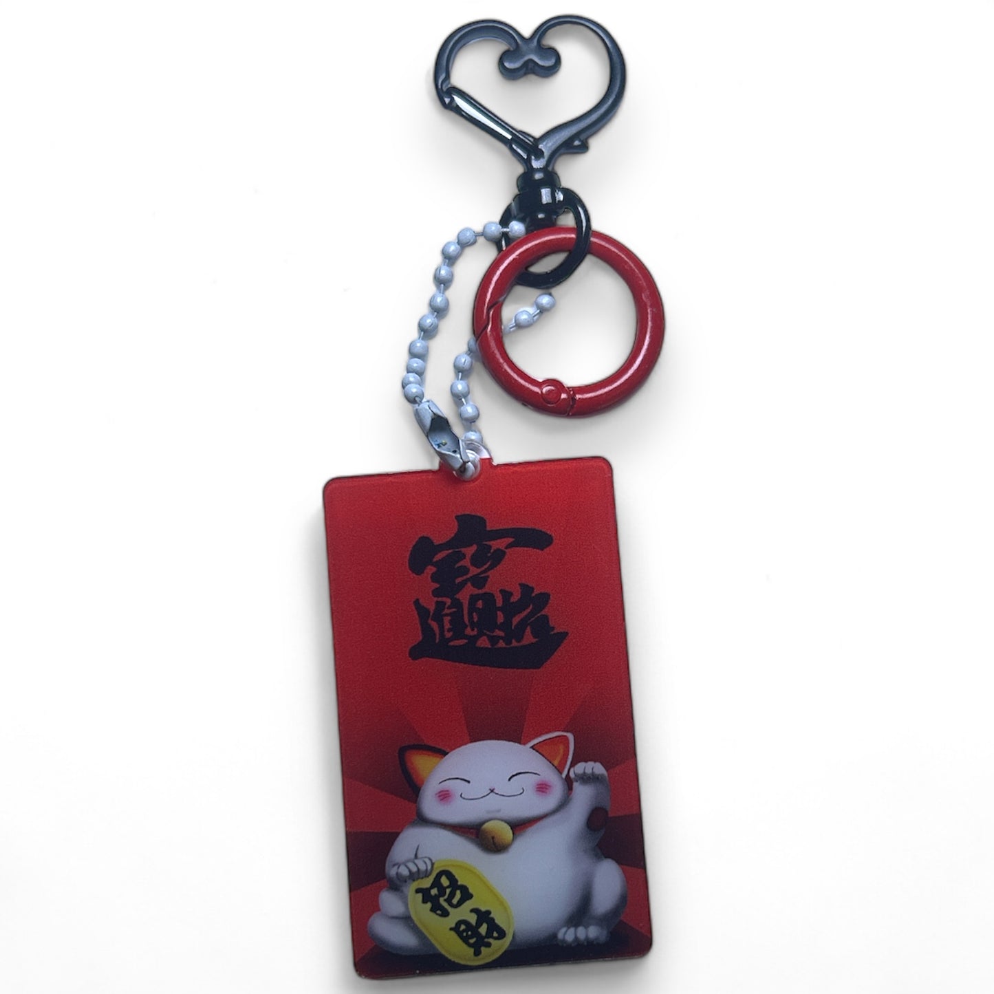 One Of A Kind Kawaii Japanese Anime Acrylic Keychains with Color Coordinated Clip and Keyring, Unique Design and Handcrafted