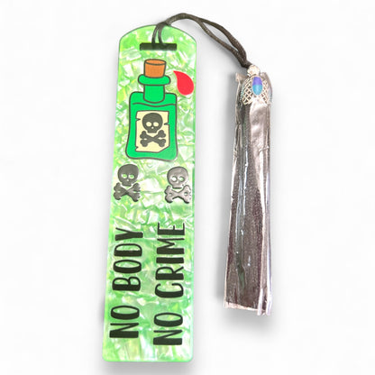 Spooky Season Halloween Scary Acrylic Bookmark