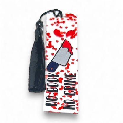 Spooky Season Halloween Scary Acrylic Bookmark