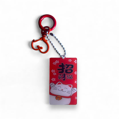 One Of A Kind Kawaii Japanese Anime Acrylic Keychains with Color Coordinated Clip and Keyring, Unique Design and Handcrafted