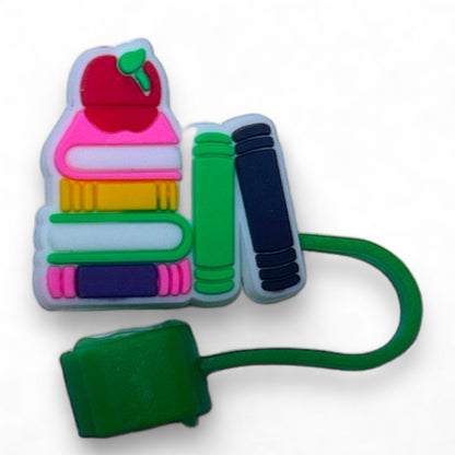 Teacher Teaching Student Sturdy Reusable Straw Topper for Drinkware, Tumblers, Cup, bottles