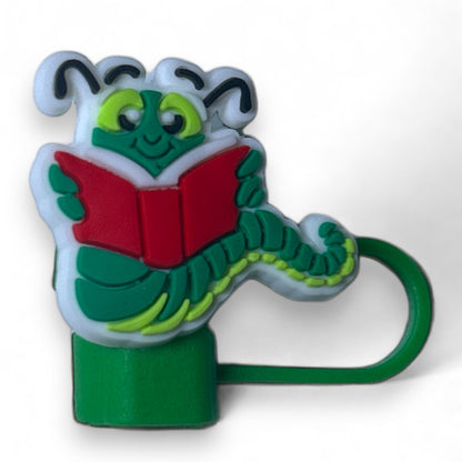 Teacher Teaching Student Sturdy Reusable Straw Topper for Drinkware, Tumblers, Cup, bottles