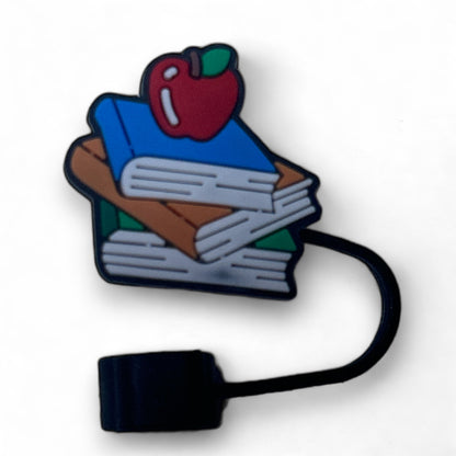 Teacher Teaching Student Sturdy Reusable Straw Topper for Drinkware, Tumblers, Cup, bottles