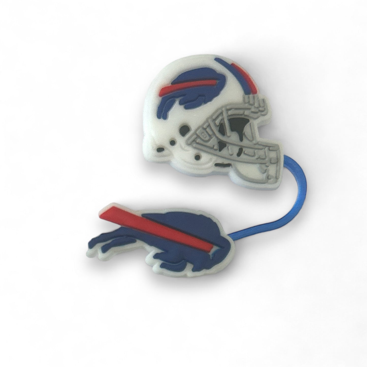 Football Sports Team Reusable Straw Topper for Drinkware & Water Bottles