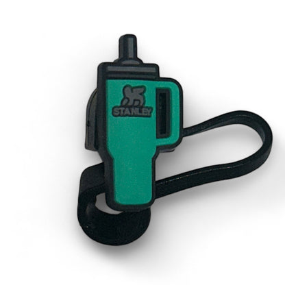 Stylish Tumbler Shape Reusable Straw Topper for Drinkware Cups & Water Bottles