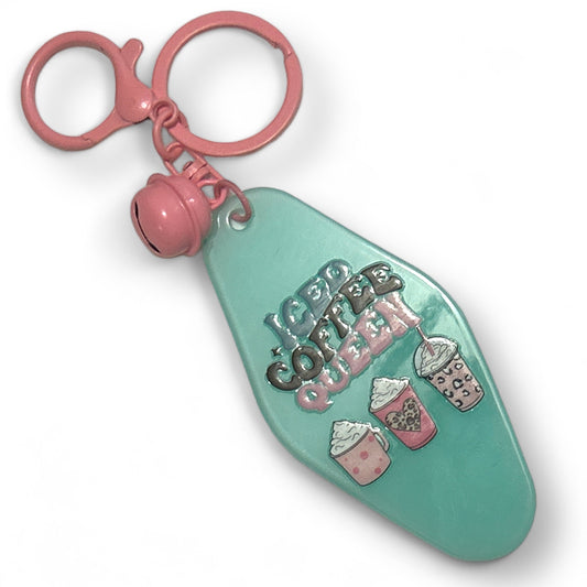 Funny Sayings Gift Gag Gift Hotel Style Acrylic Handmade Hotel Style Keychain with Bell and Bag Clip