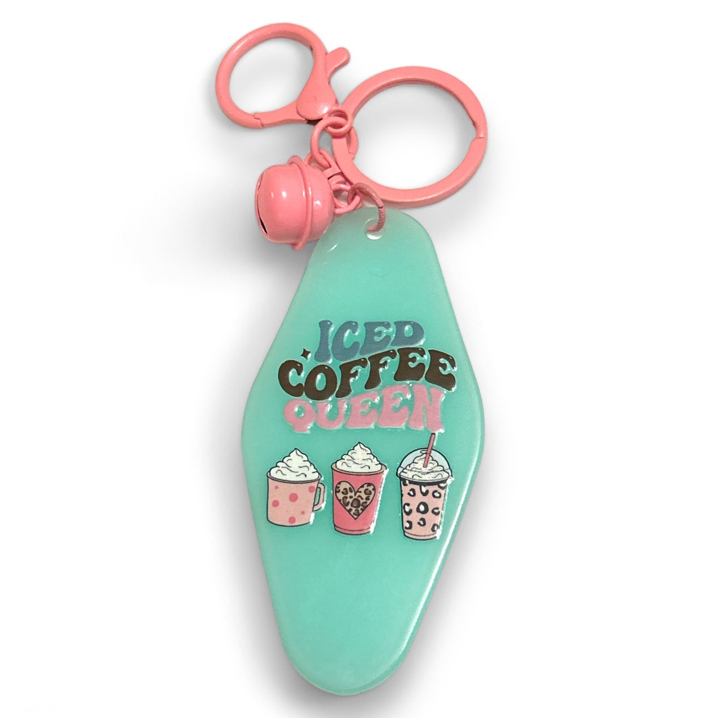 Funny Sayings Gift Gag Gift Hotel Style Acrylic Handmade Hotel Style Keychain with Bell and Bag Clip