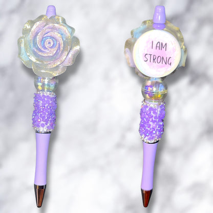 Handmade One Of A Kind Decorative Beaded Pens