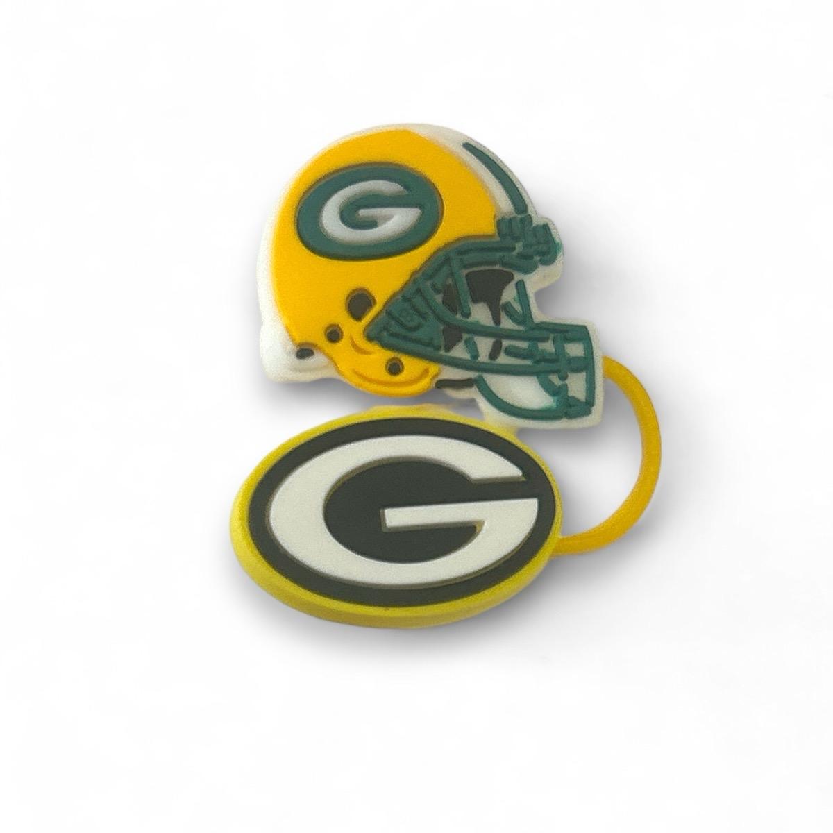 Football Sports Team Reusable Straw Topper for Drinkware & Water Bottles