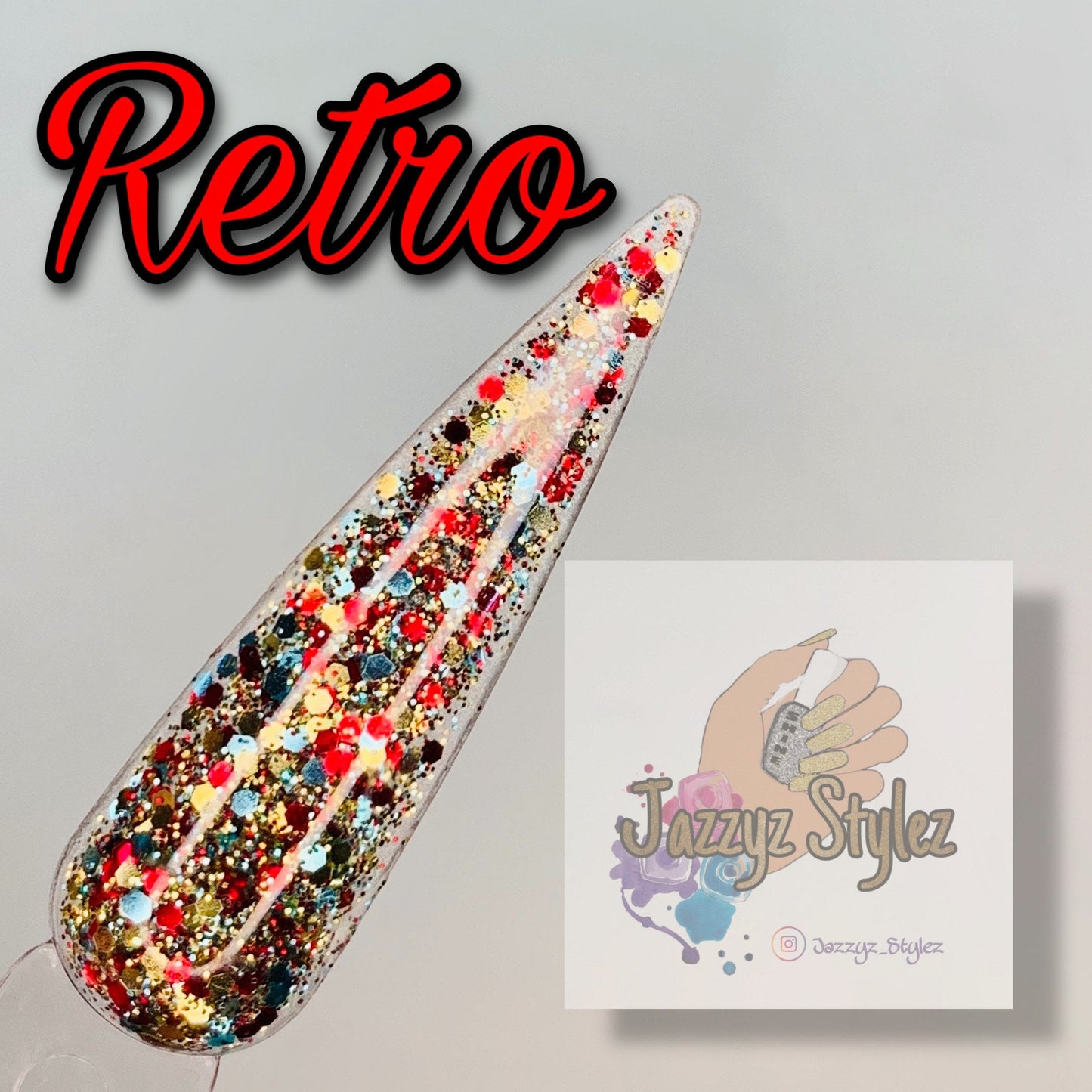 Chunky Glitter Acrylic Powder