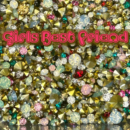 Girls Best Friend Point Back High Quality Crystals