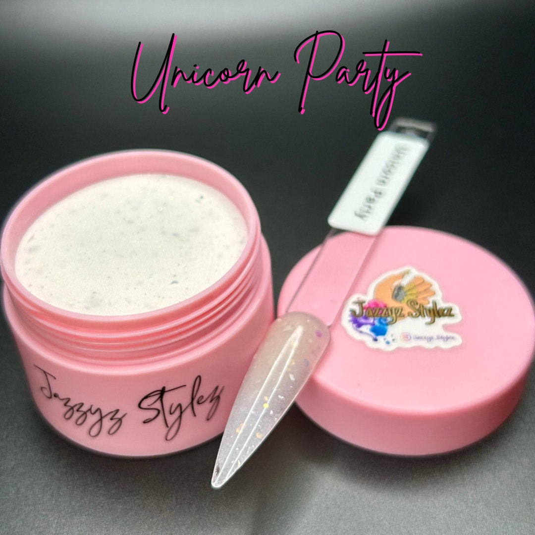 Unicorn Party Glitter/Shimmer Acrylic