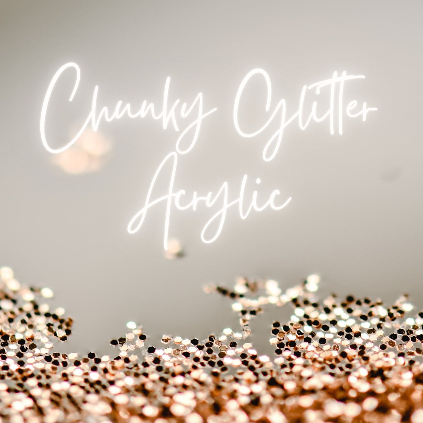 Chunky Glitter Acrylic Powder