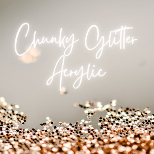 Chunky Glitter Acrylic Powder